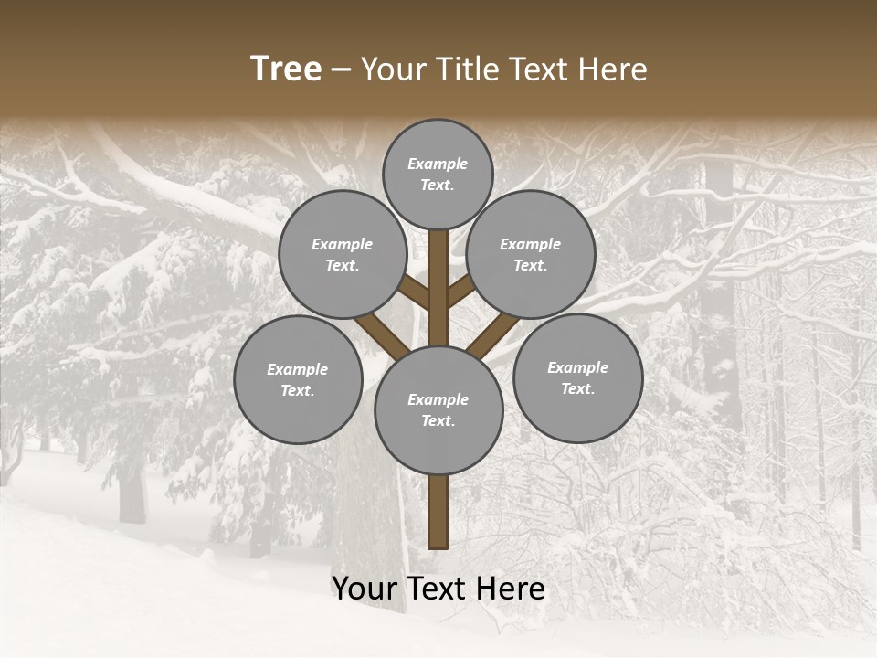 Snow Composition Outdoors PowerPoint Template