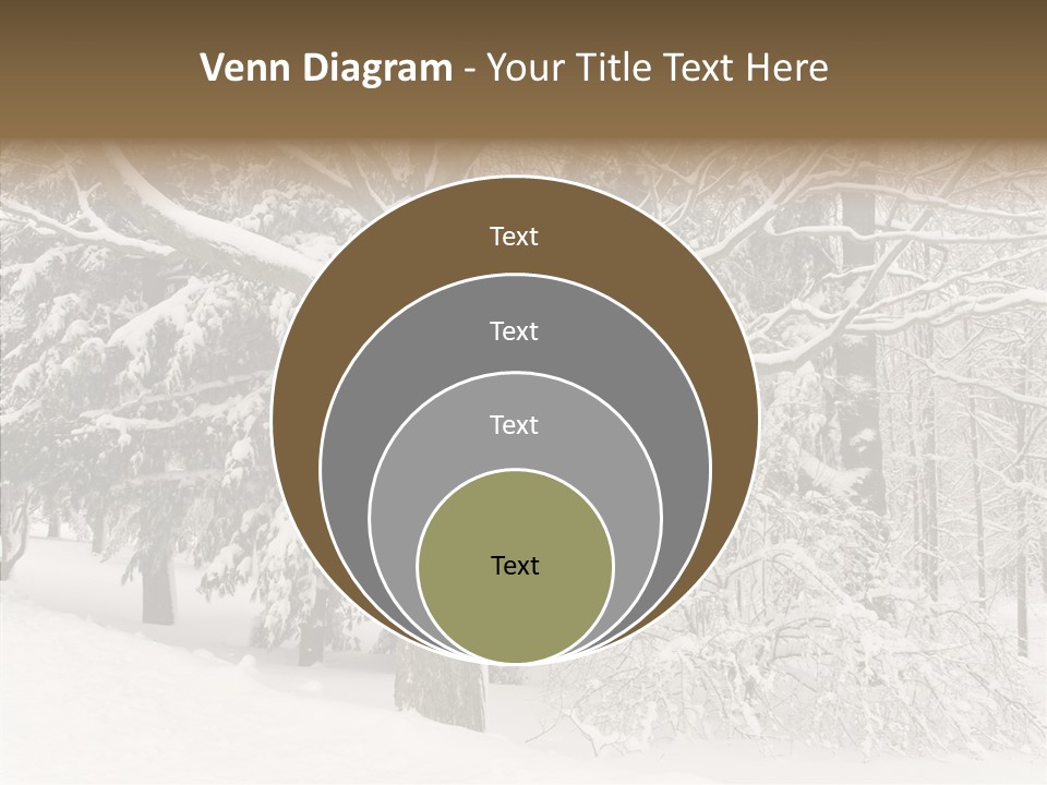 Snow Composition Outdoors PowerPoint Template