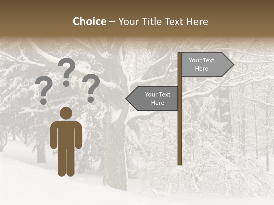 Snow Composition Outdoors PowerPoint Template