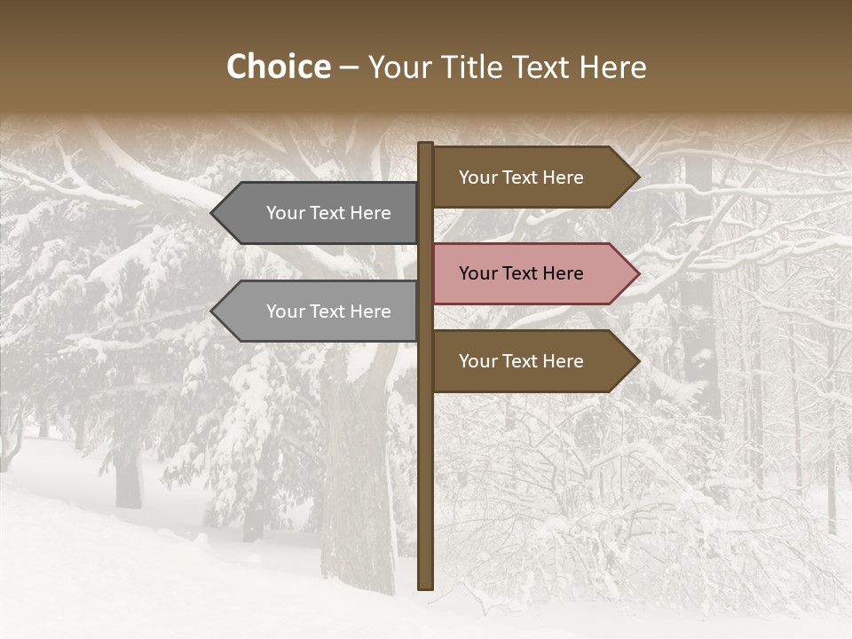 Snow Composition Outdoors PowerPoint Template