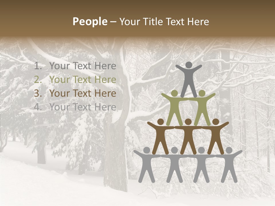 Snow Composition Outdoors PowerPoint Template