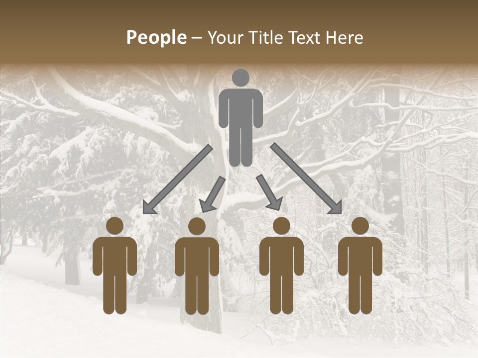 Snow Composition Outdoors PowerPoint Template