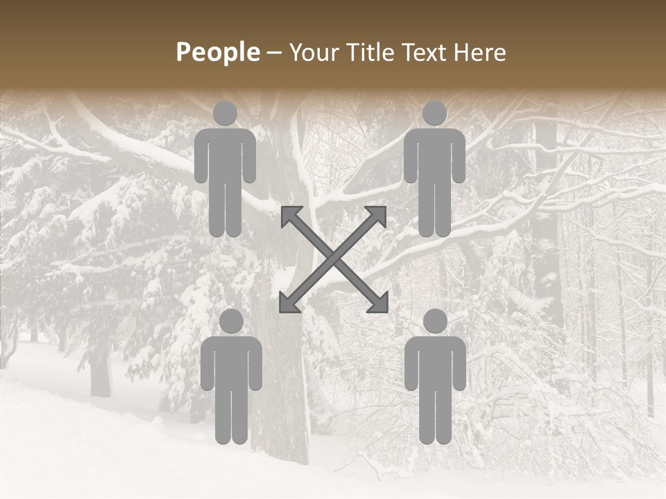 Snow Composition Outdoors PowerPoint Template