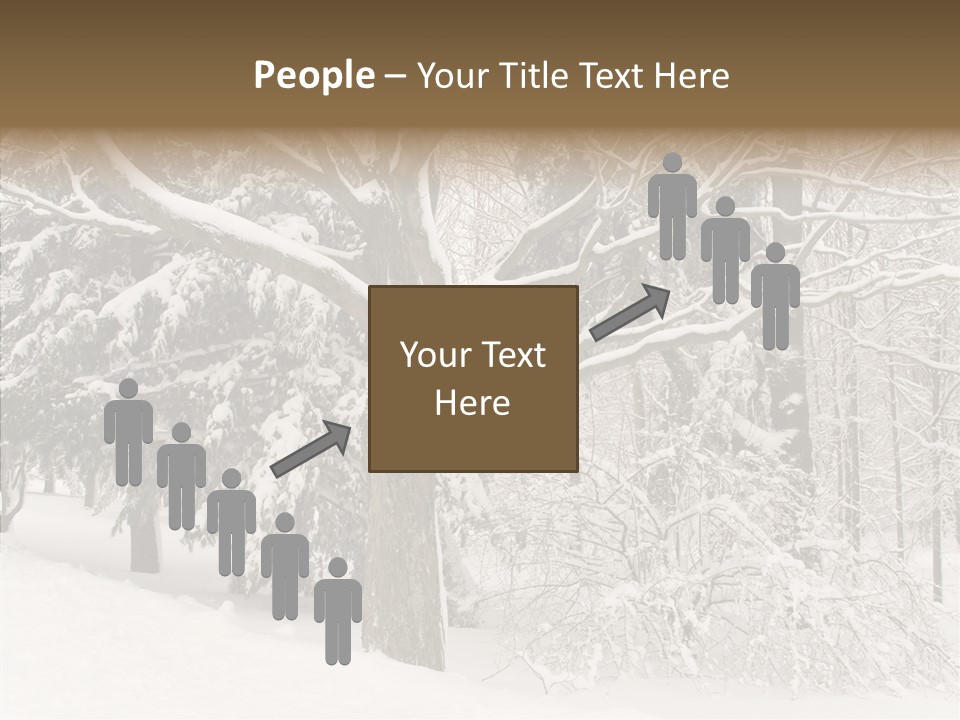 Snow Composition Outdoors PowerPoint Template