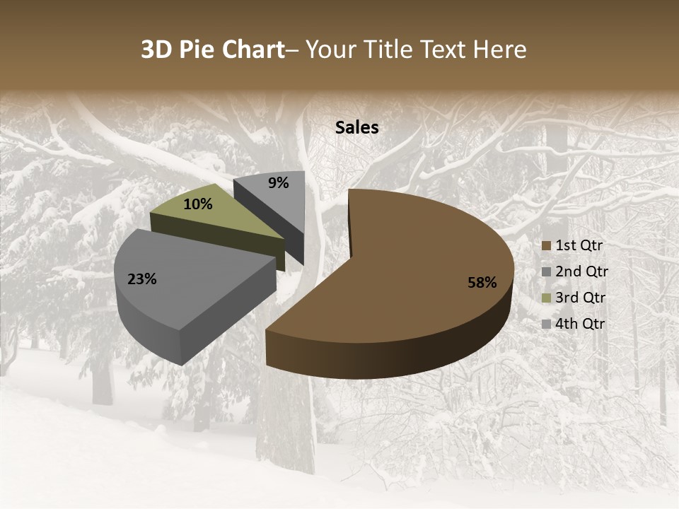 Snow Composition Outdoors PowerPoint Template