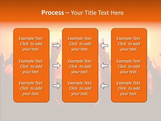 Cheering Crowd In Front Of Bright Stage Lights PowerPoint Template