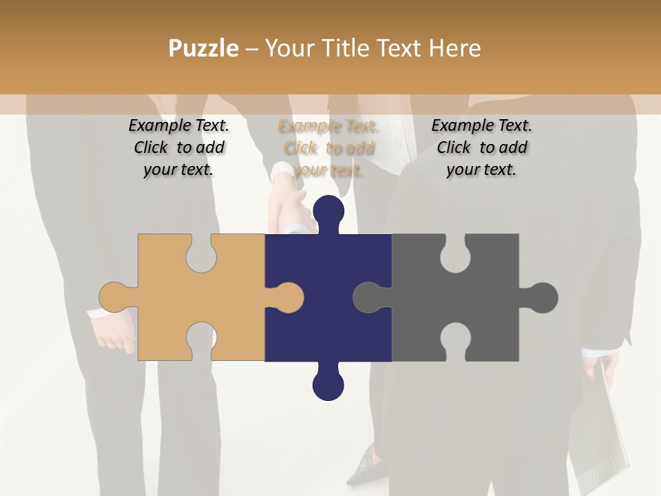 Shake Handshake Team PowerPoint Template