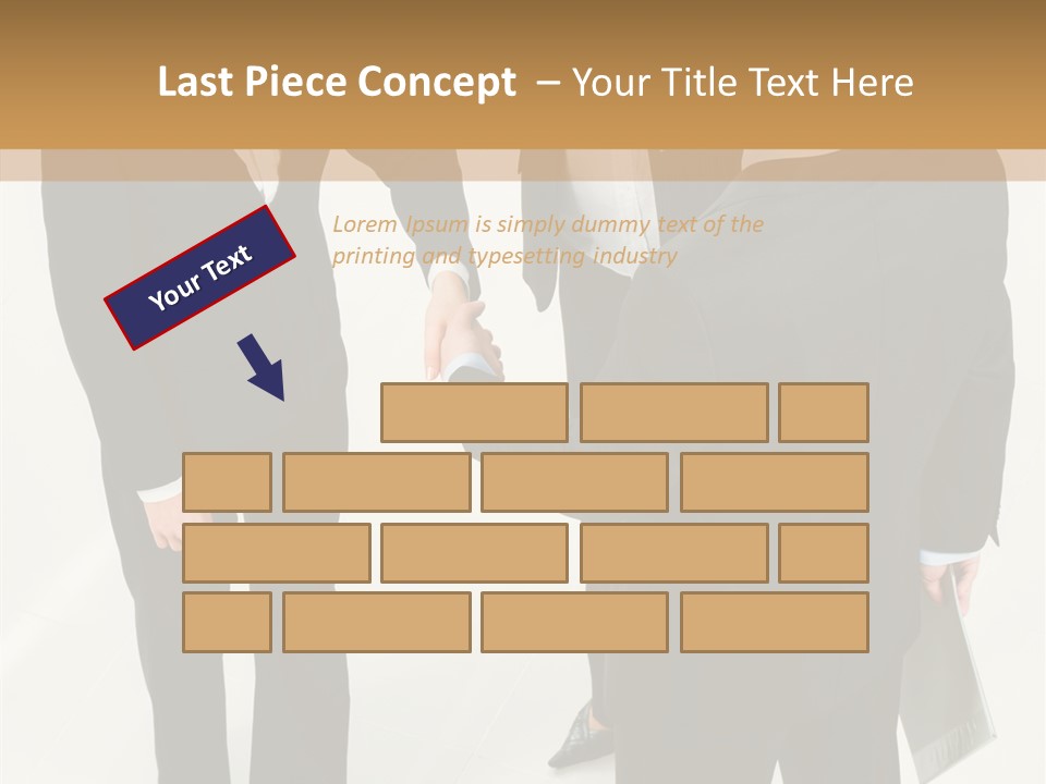 Shake Handshake Team PowerPoint Template