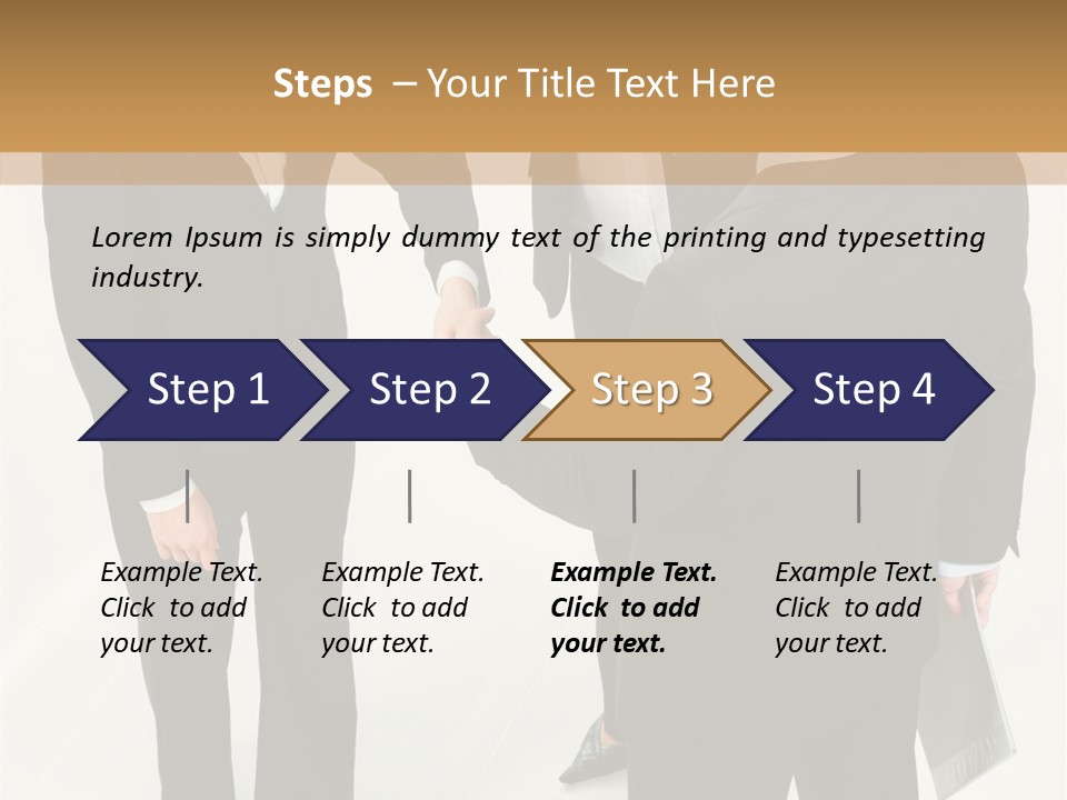 Shake Handshake Team PowerPoint Template
