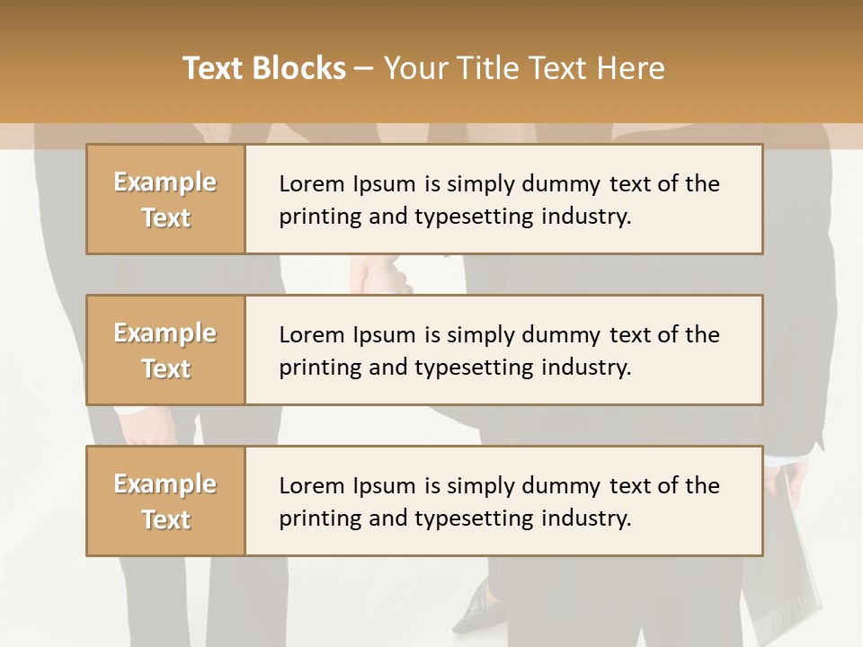 Shake Handshake Team PowerPoint Template