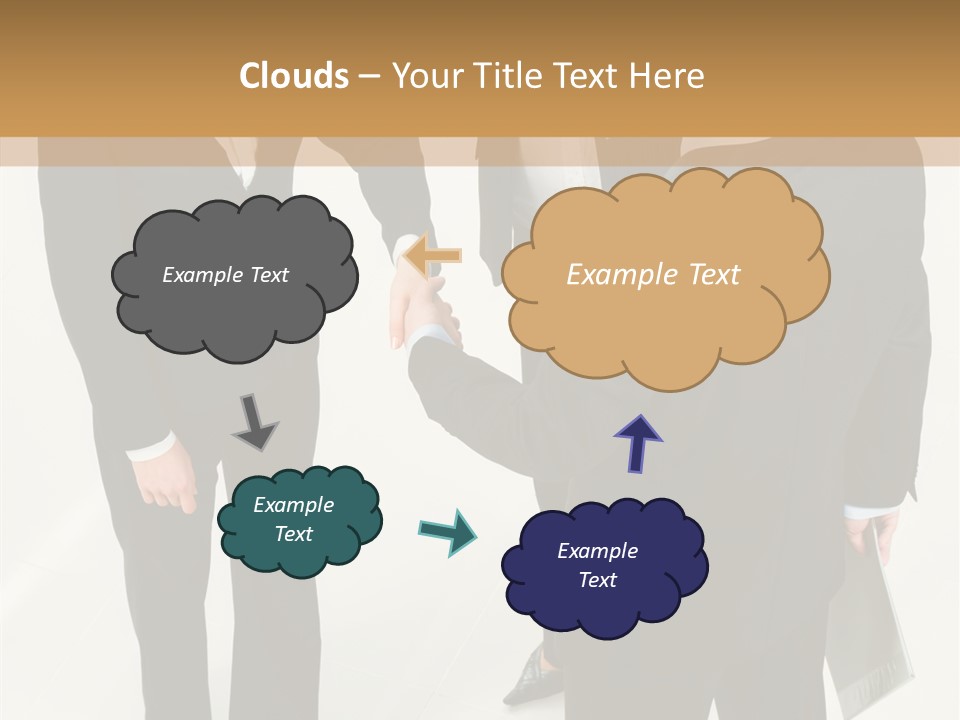 Shake Handshake Team PowerPoint Template
