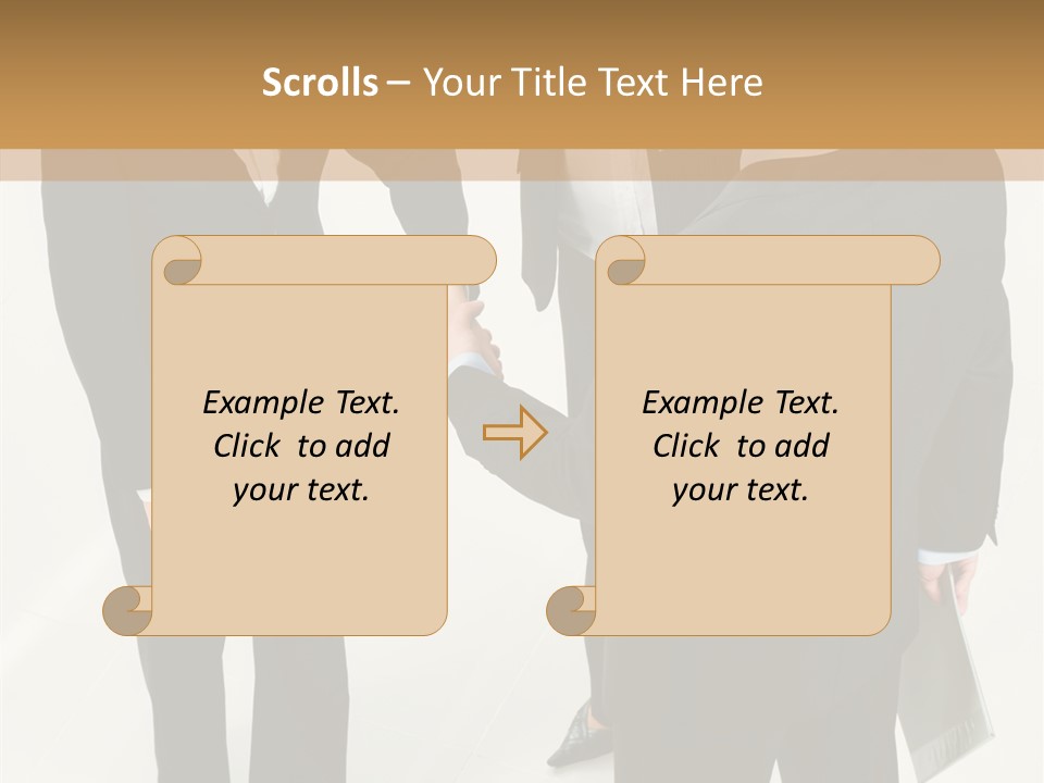 Shake Handshake Team PowerPoint Template
