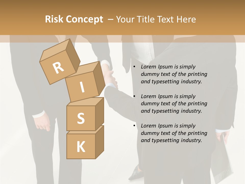 Shake Handshake Team PowerPoint Template