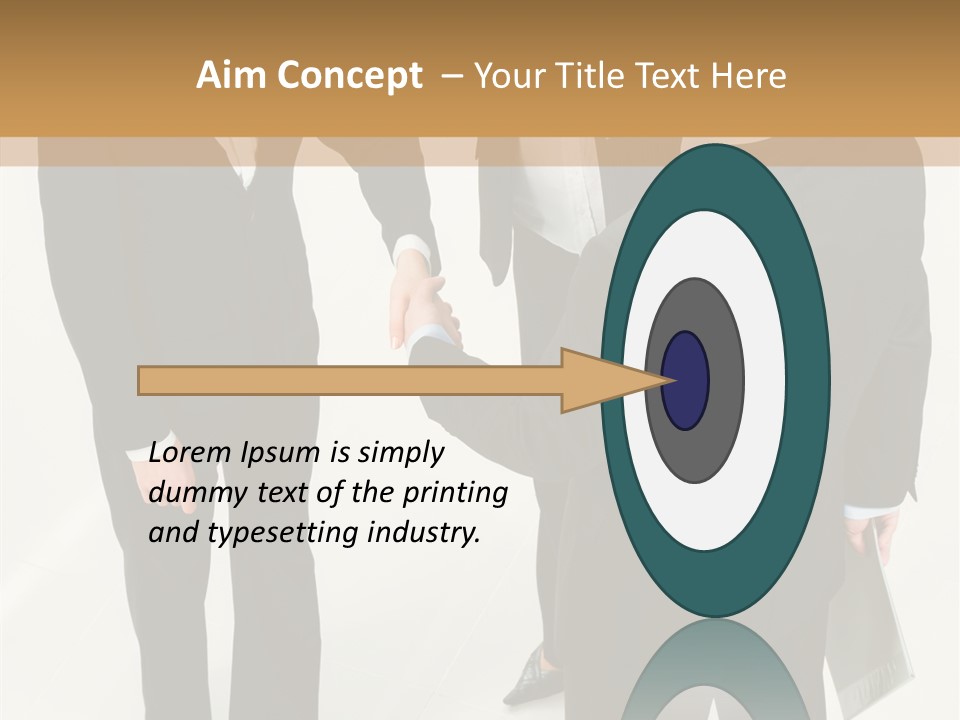 Shake Handshake Team PowerPoint Template