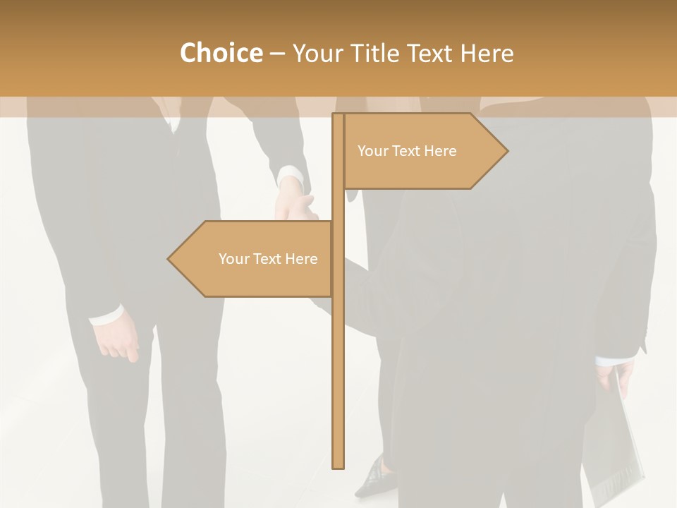 Shake Handshake Team PowerPoint Template