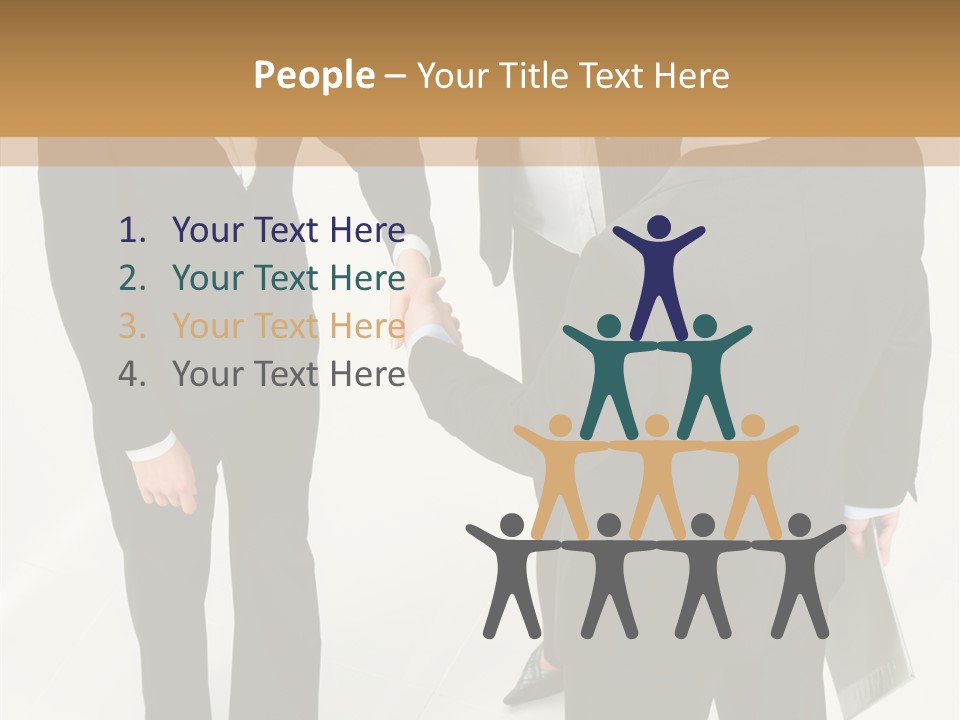 Shake Handshake Team PowerPoint Template