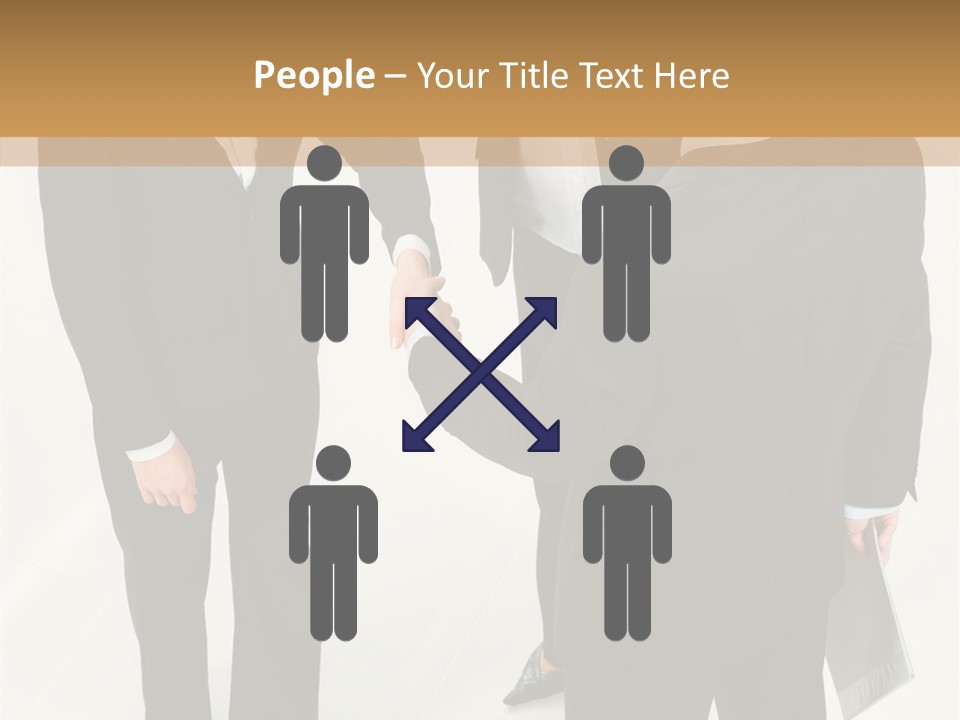 Shake Handshake Team PowerPoint Template