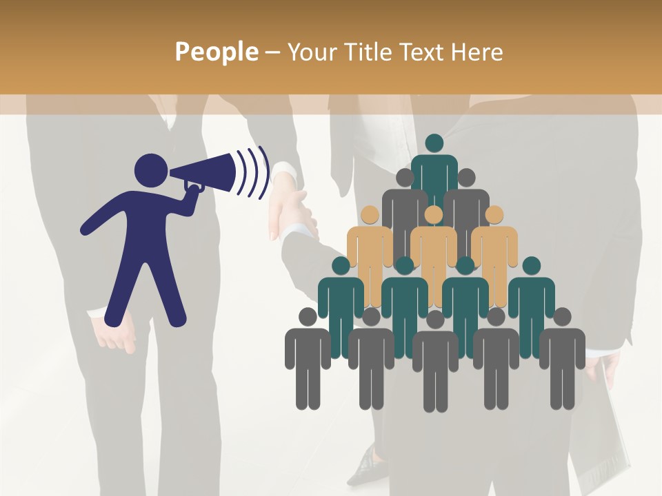 Shake Handshake Team PowerPoint Template