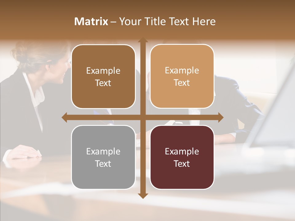 Looking People Business PowerPoint Template