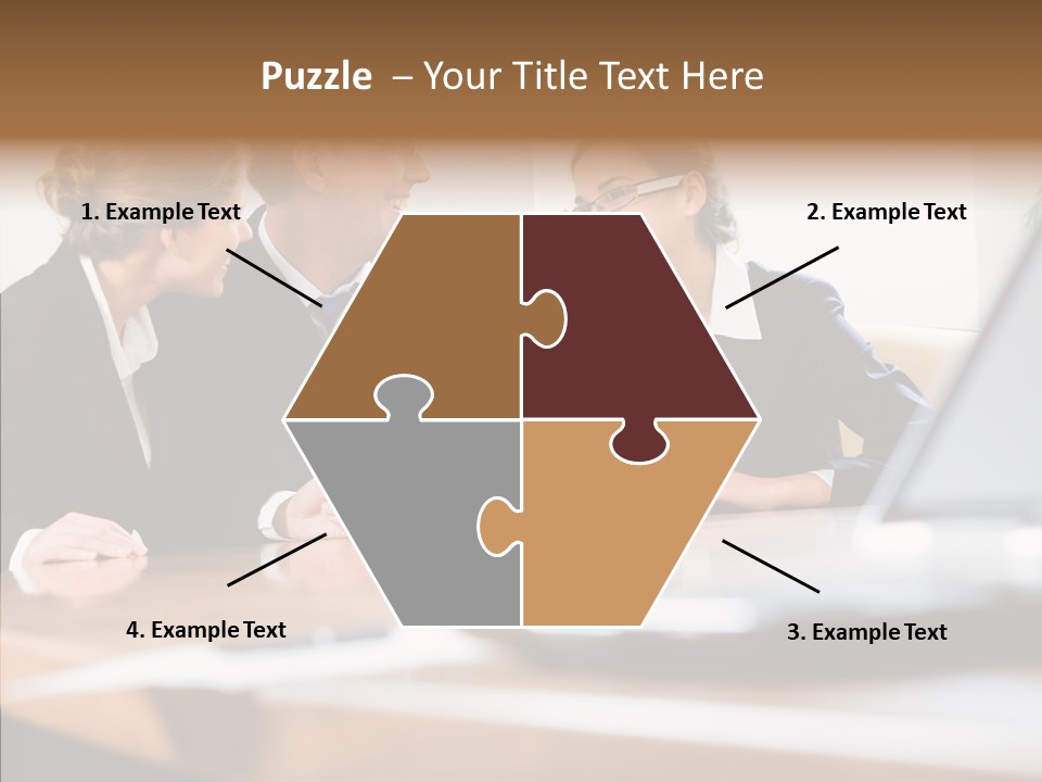 Looking People Business PowerPoint Template