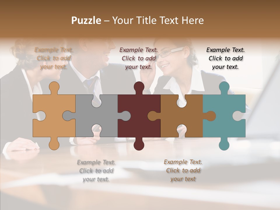 Looking People Business PowerPoint Template