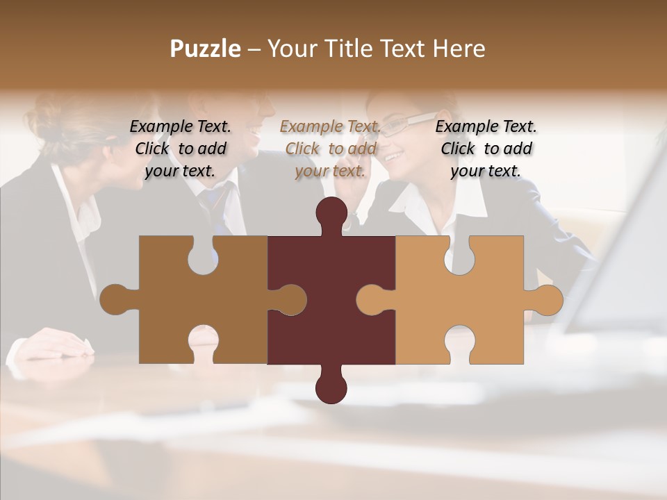 Looking People Business PowerPoint Template