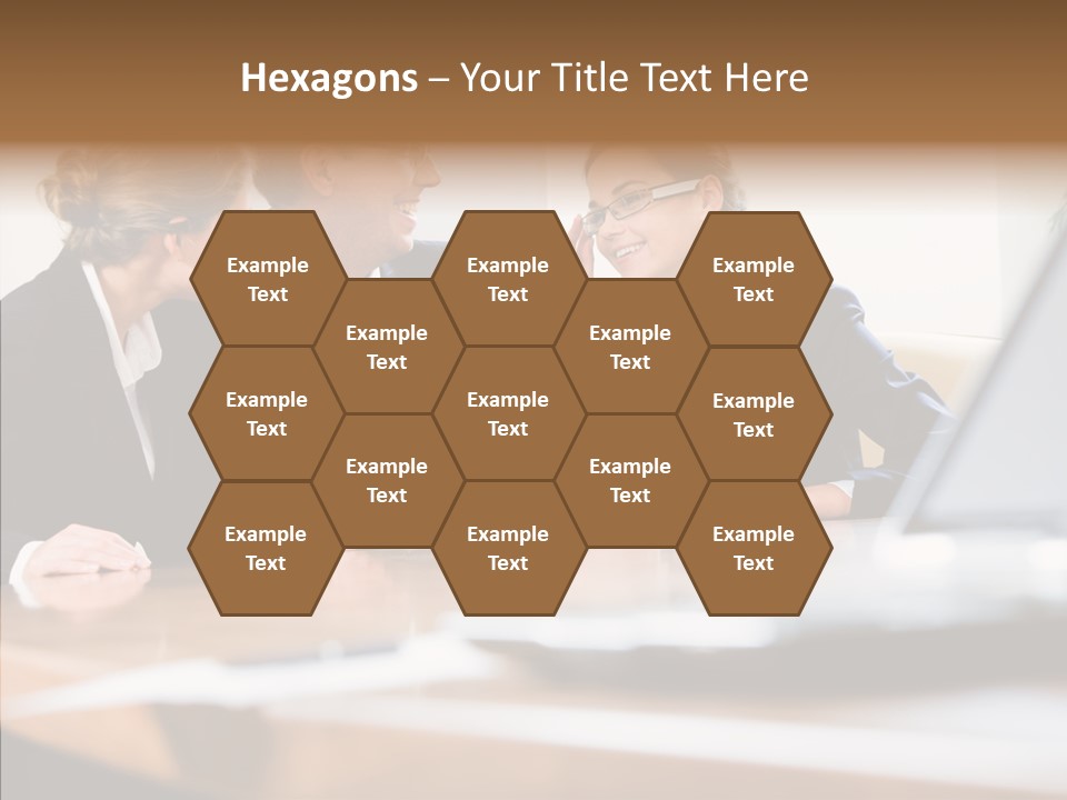 Looking People Business PowerPoint Template