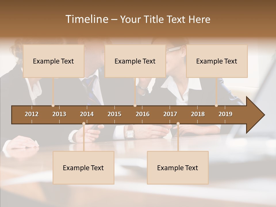 Looking People Business PowerPoint Template