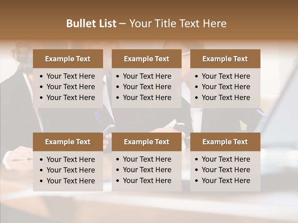 Looking People Business PowerPoint Template