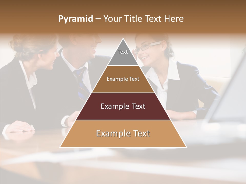 Looking People Business PowerPoint Template