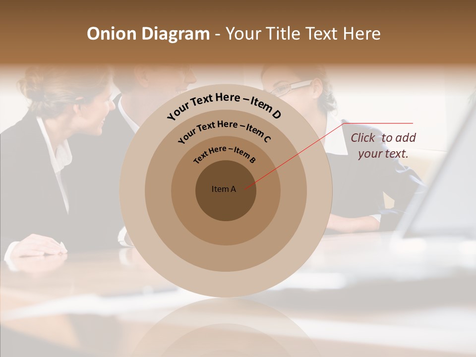 Looking People Business PowerPoint Template