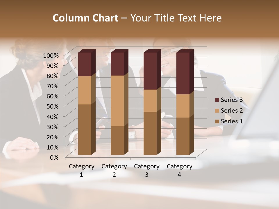 Looking People Business PowerPoint Template