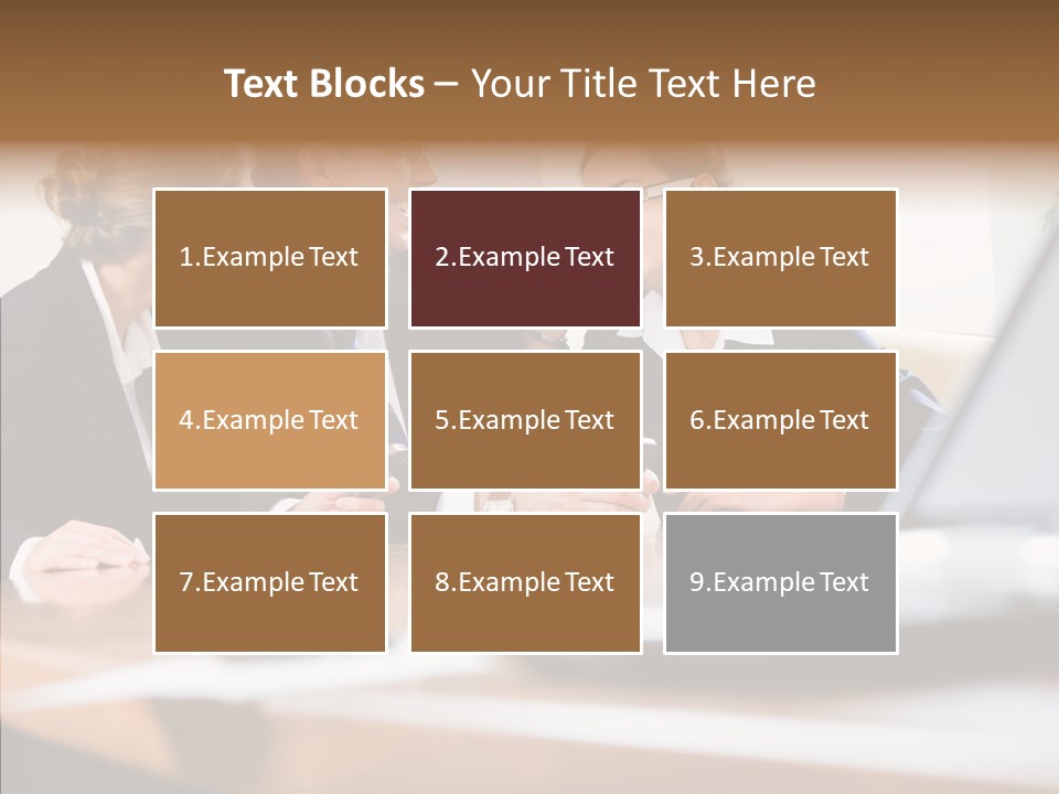 Looking People Business PowerPoint Template