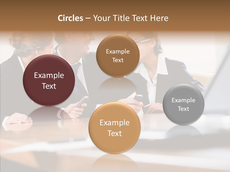 Looking People Business PowerPoint Template