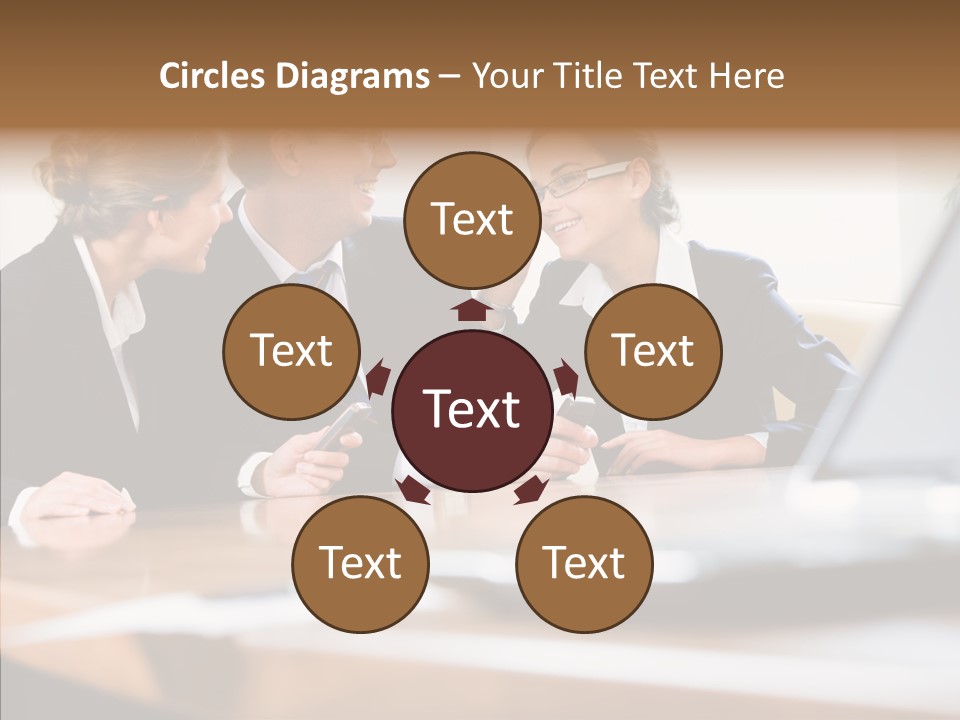 Looking People Business PowerPoint Template