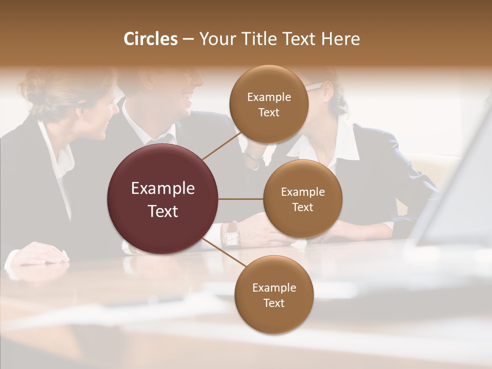 Looking People Business PowerPoint Template