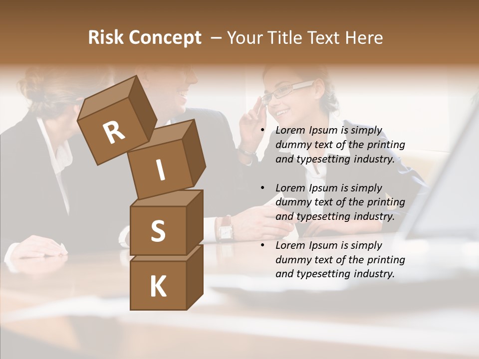 Looking People Business PowerPoint Template