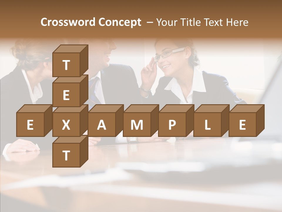 Looking People Business PowerPoint Template