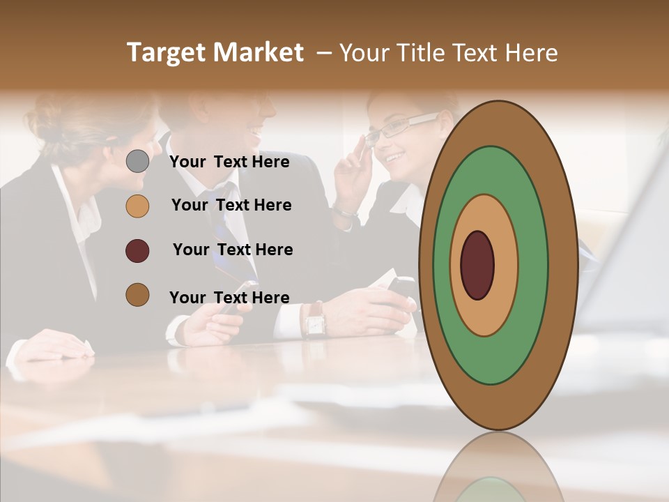 Looking People Business PowerPoint Template