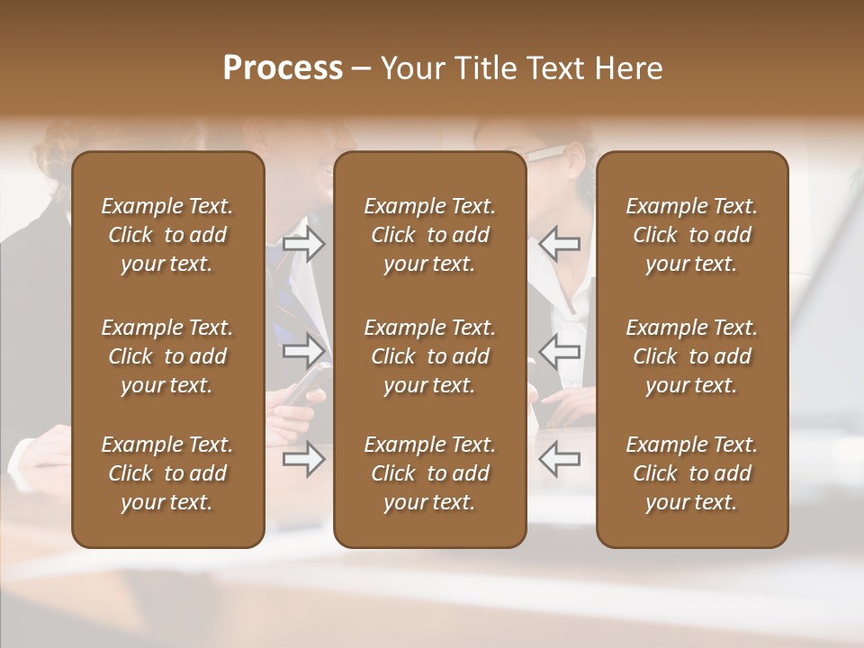 Looking People Business PowerPoint Template