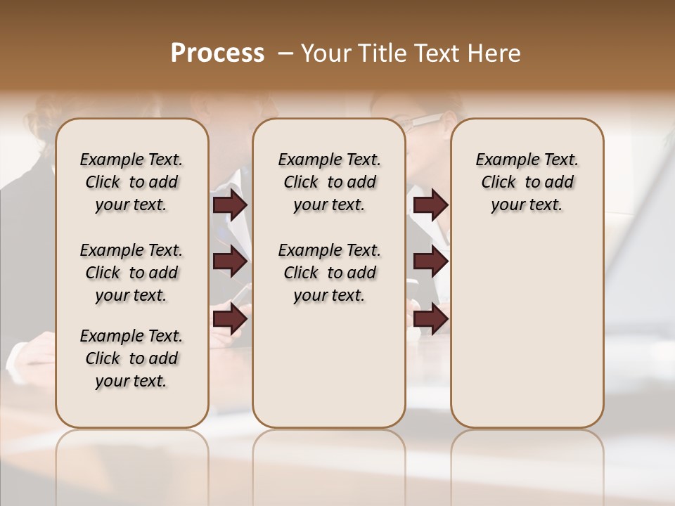 Looking People Business PowerPoint Template