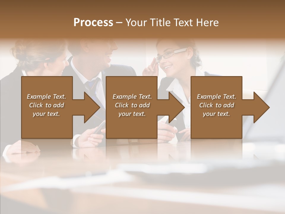 Looking People Business PowerPoint Template
