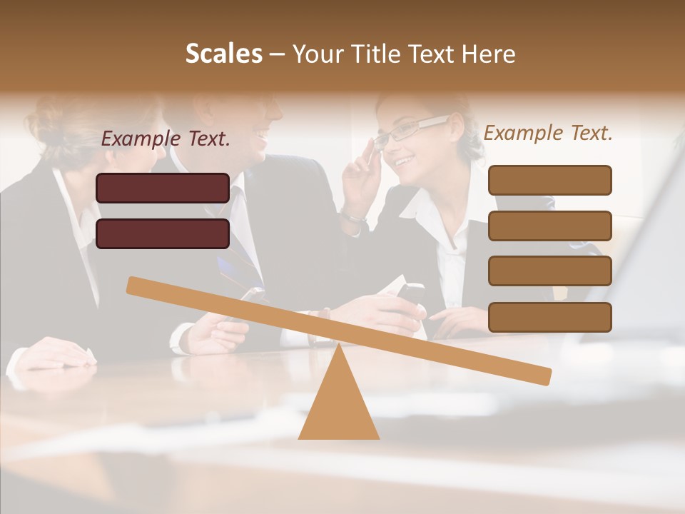 Looking People Business PowerPoint Template