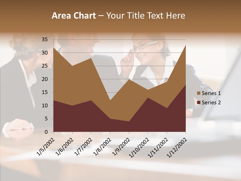 Looking People Business PowerPoint Template