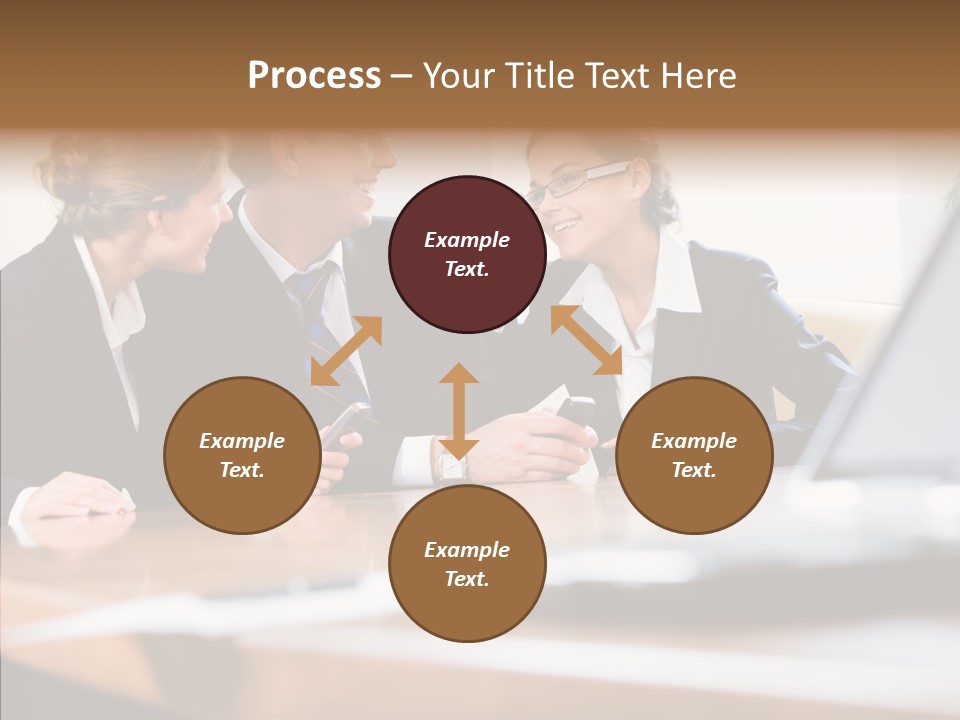 Looking People Business PowerPoint Template