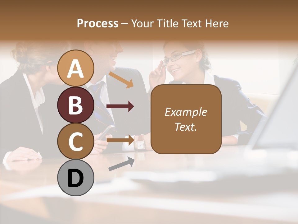 Looking People Business PowerPoint Template