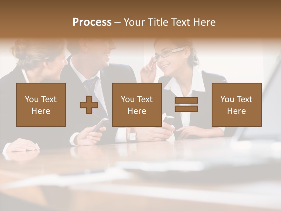 Looking People Business PowerPoint Template