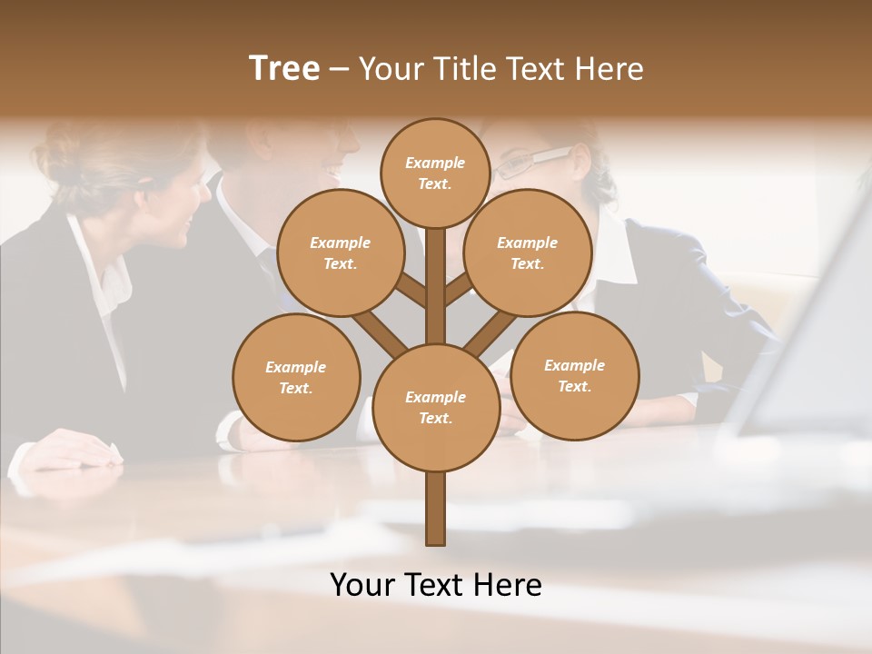 Looking People Business PowerPoint Template