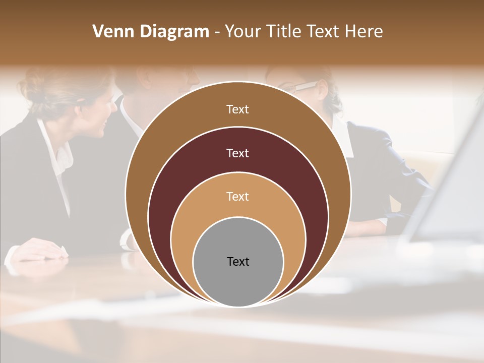 Looking People Business PowerPoint Template