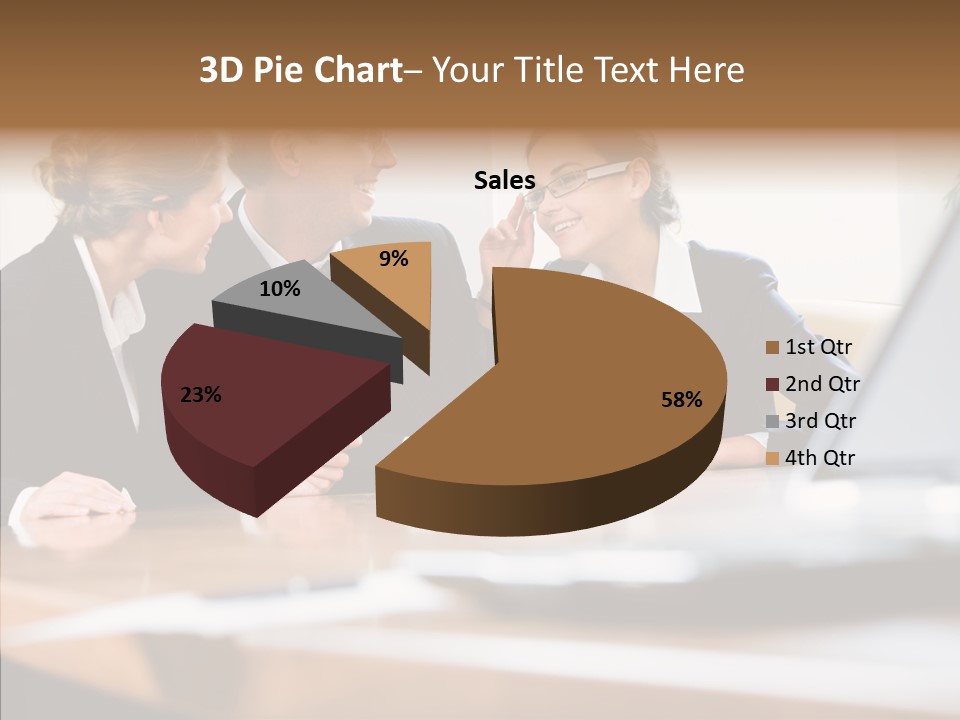 Looking People Business PowerPoint Template